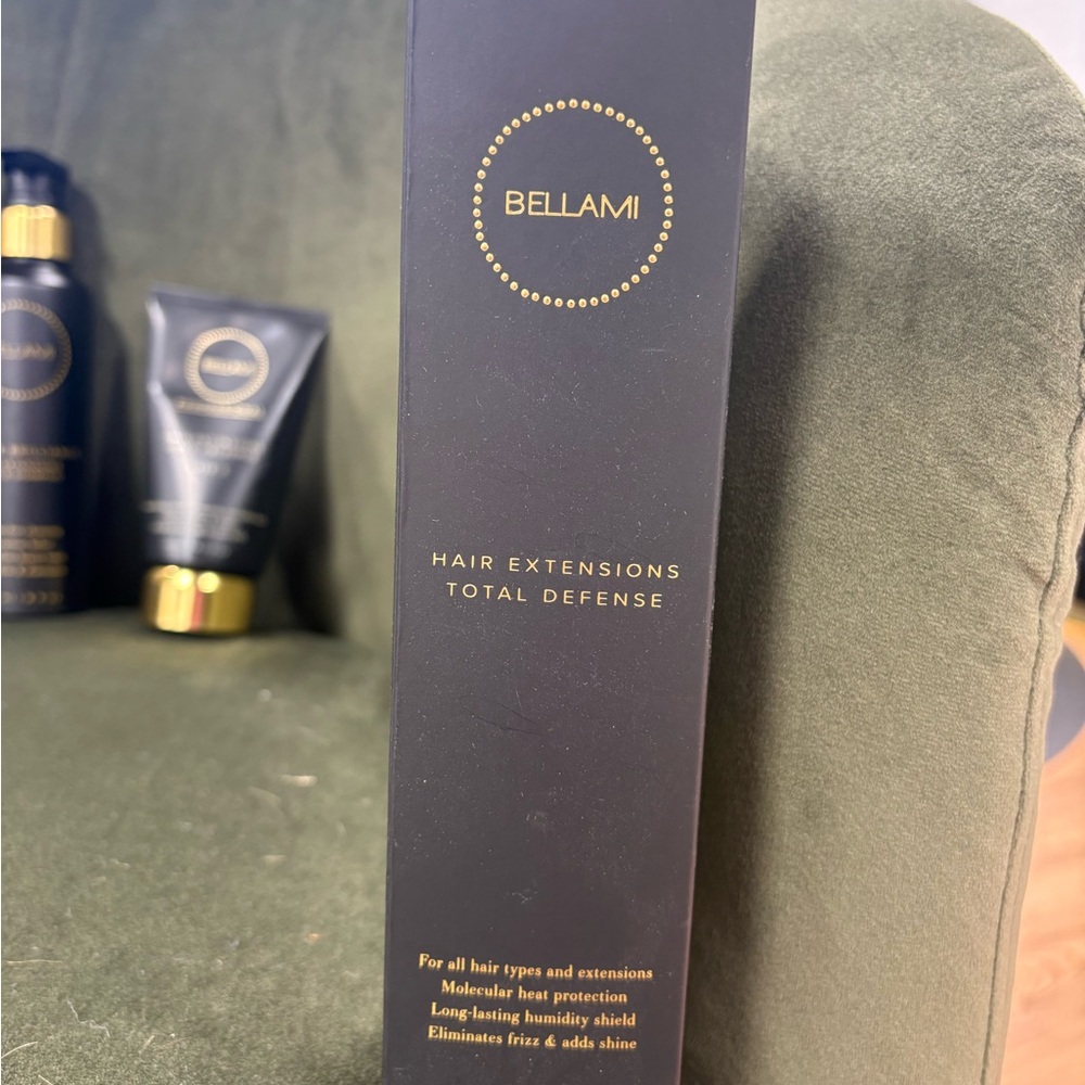 BELLAMI Black & Gold Hair Extensions Defense Spray - brand new